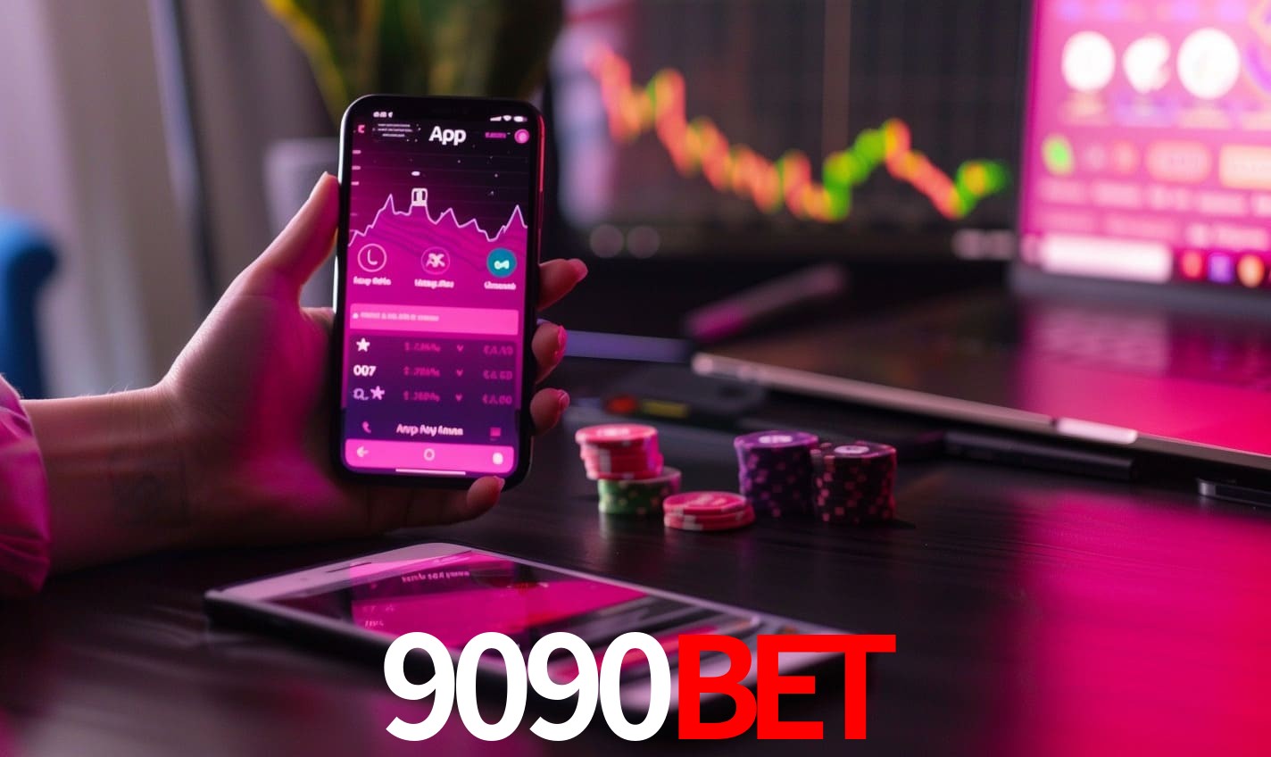Comparação APP mobile vs versão web da 9090BET